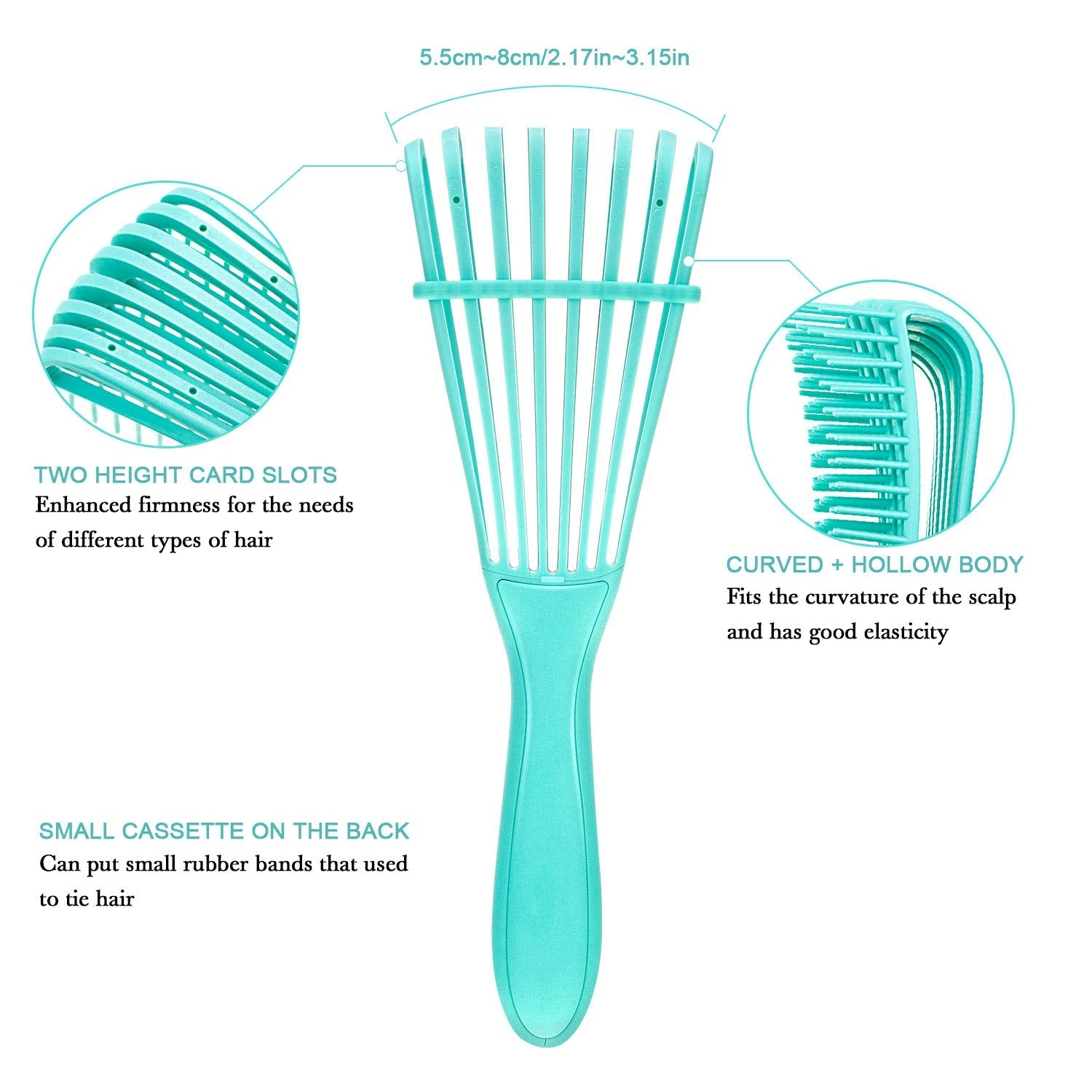 Detangling Brush for Afro & Curly Hair