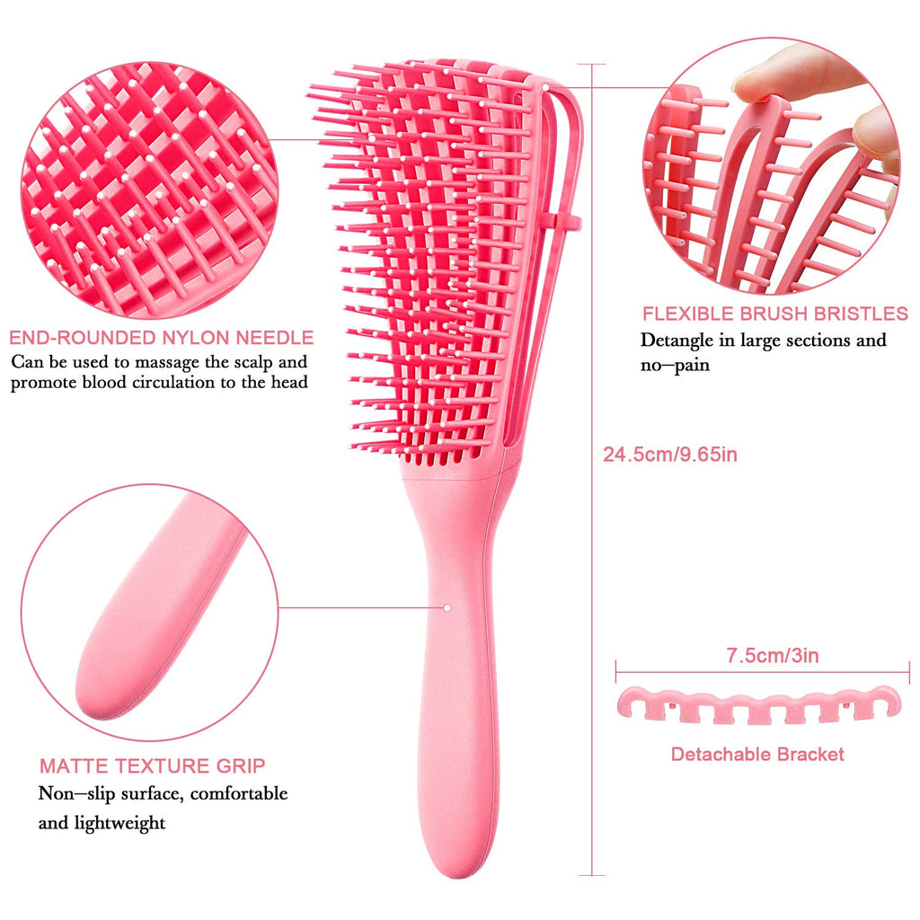 Detangling Brush for Afro & Curly Hair