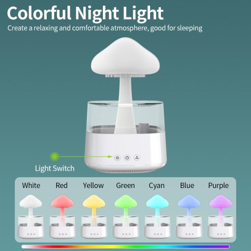 Rain Cloud Humidifier & Night Lamp