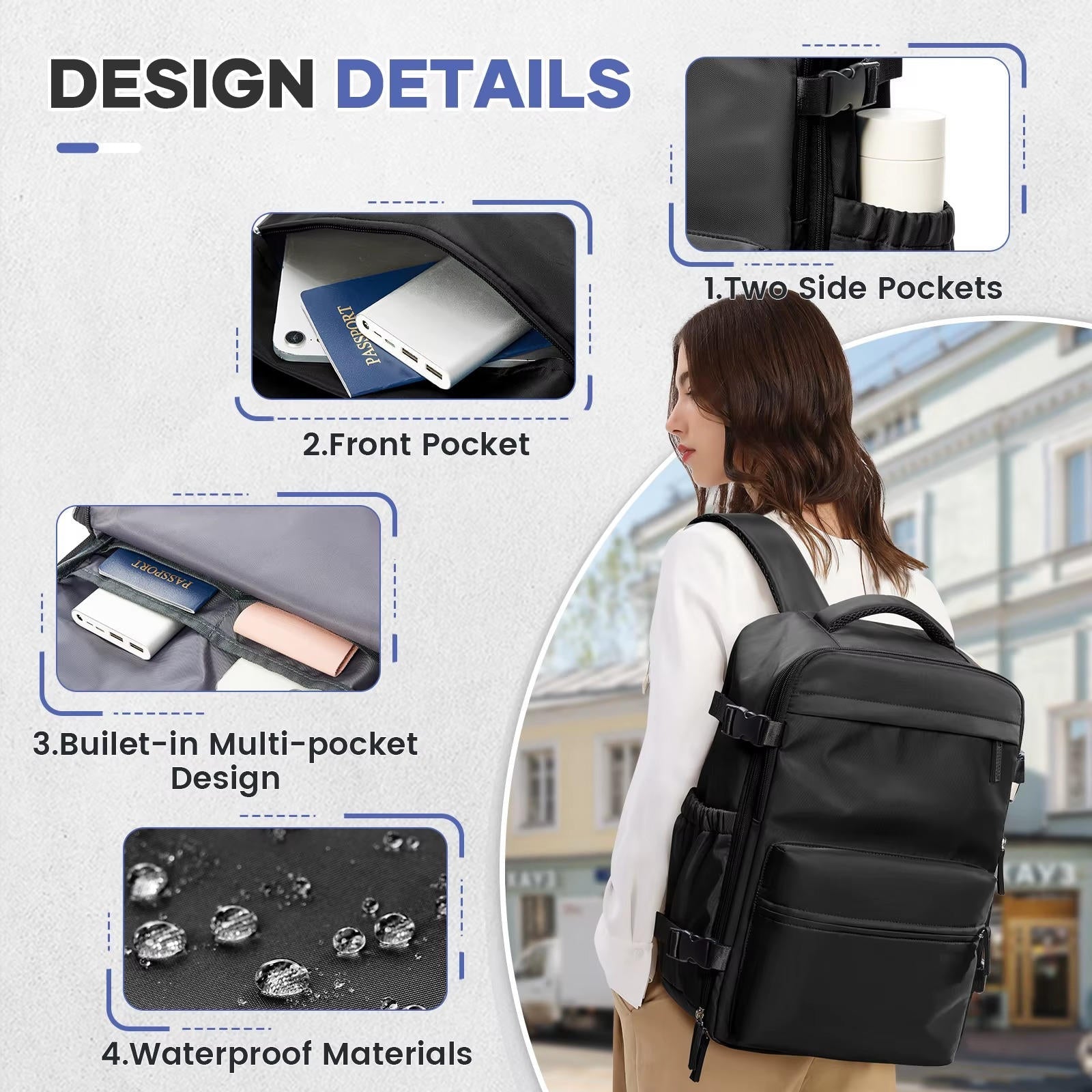 15.6in Travel Backpack