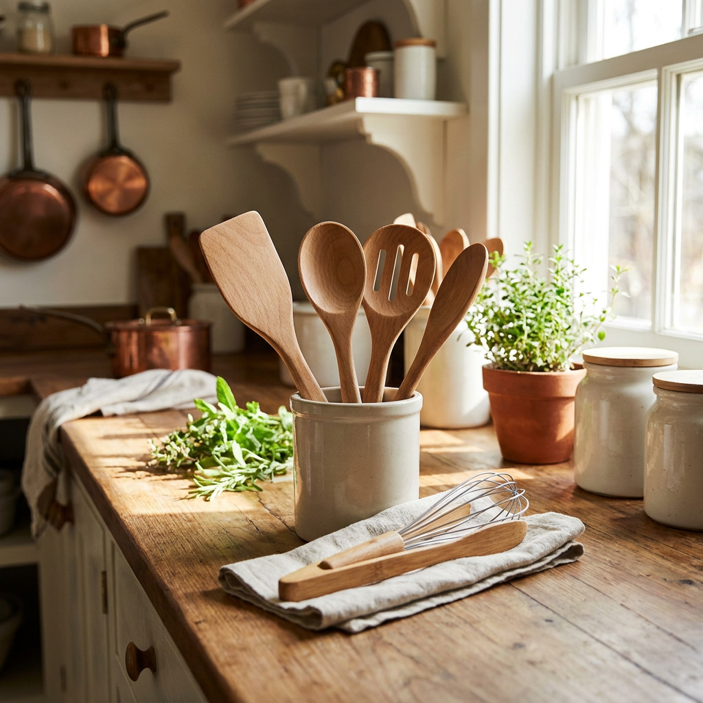 Kitchen utensil set lifestyle