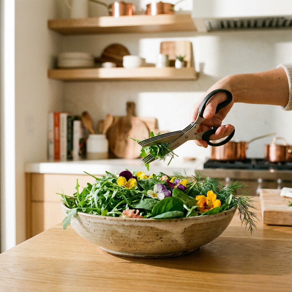 Kitchen Salad Scissors lifestyle