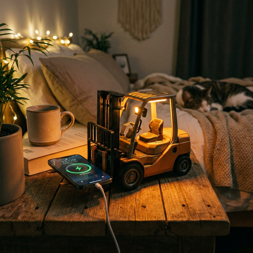 Forklift Wireless Charger lifestyle