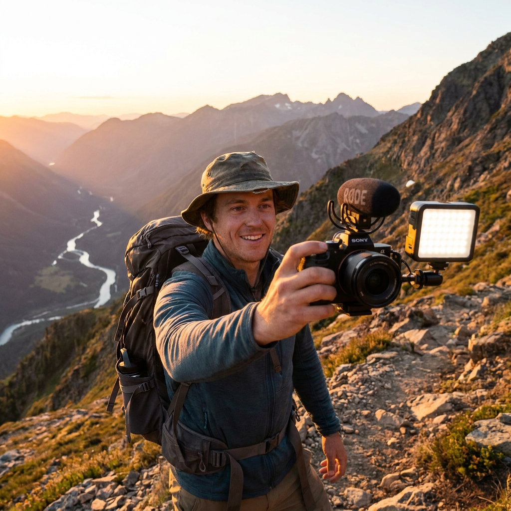 4K vlogging camera lifestyle
