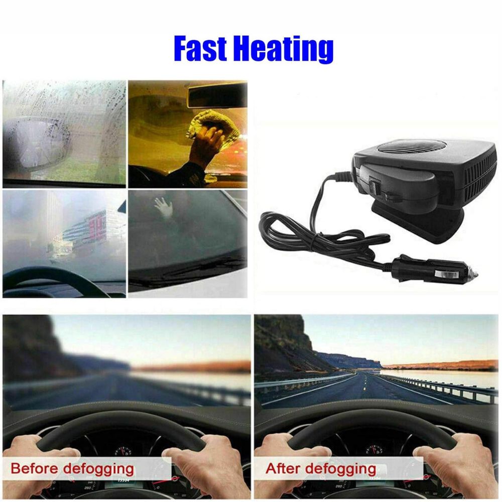 12V Portable Ceramic Car Heater Fan